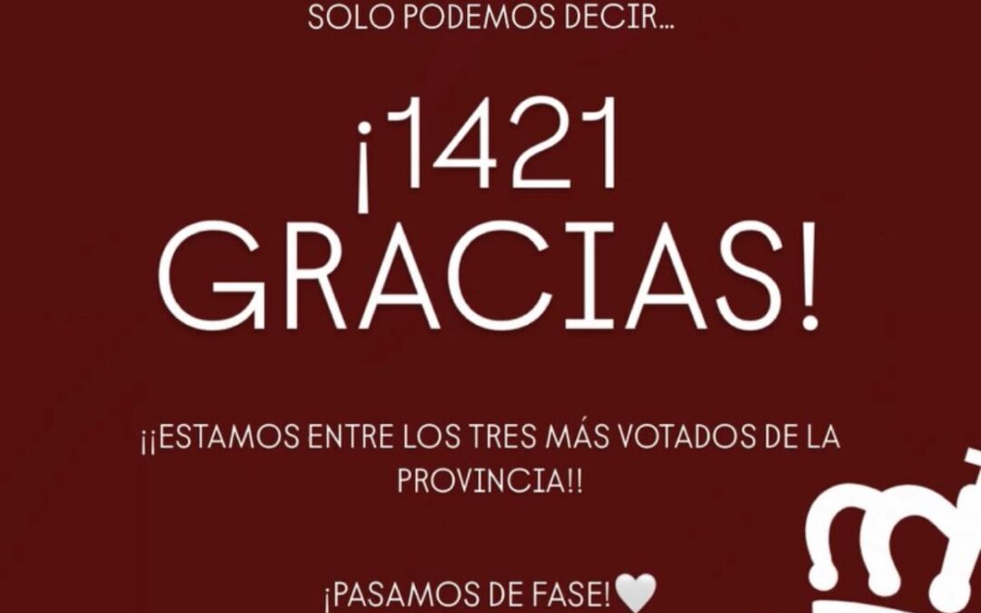 ¡1421 veces GRACIAS!