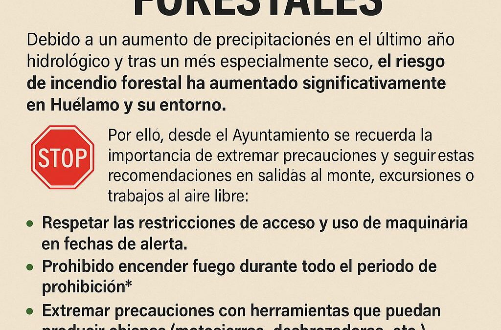 Prevención de incendios forestales