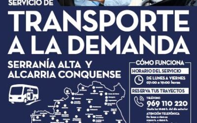 Servicio de transporte a demanda en la Serranía de Cuenca