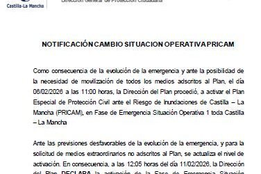 Riesgo de inundaciones en Castilla-La Mancha