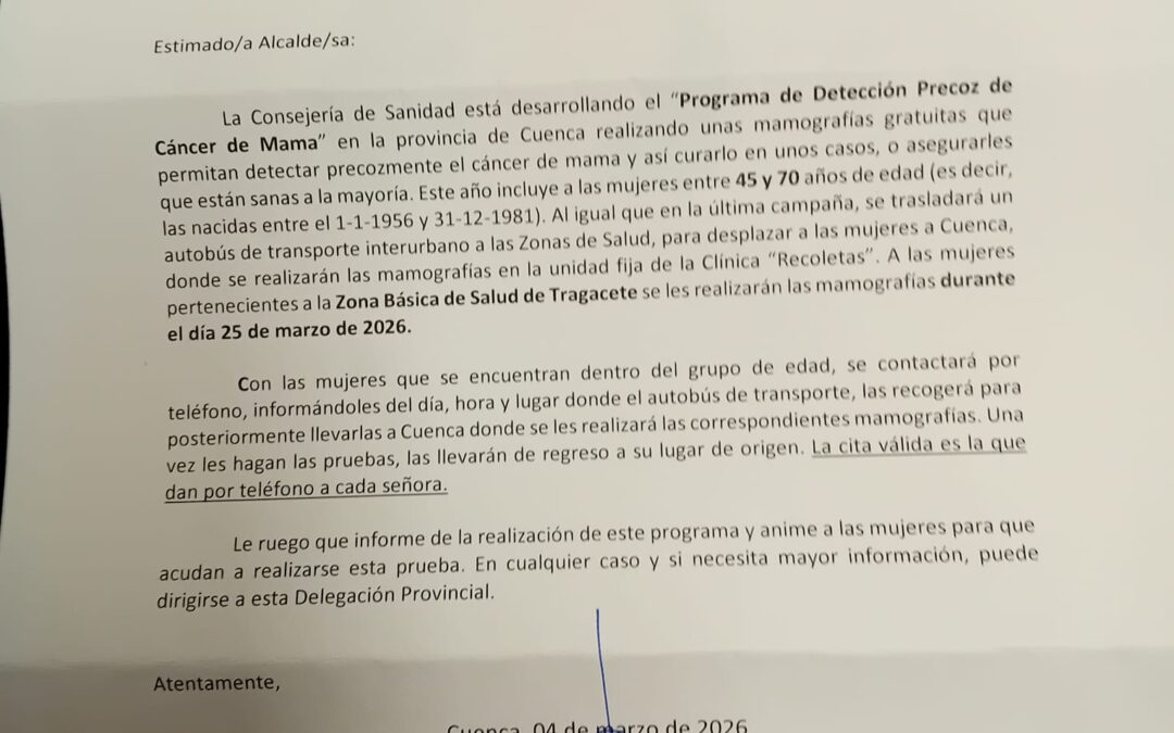 Programa de detección precoz de cáncer de mama